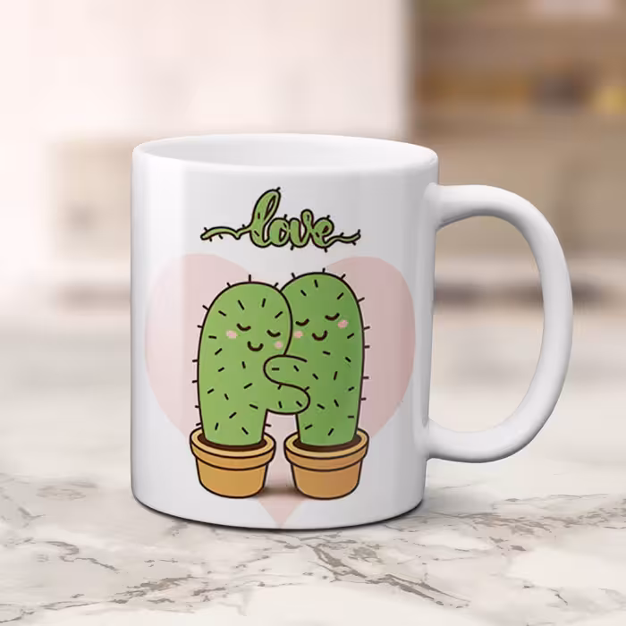 ماگ طرح کاکتوس کد 08