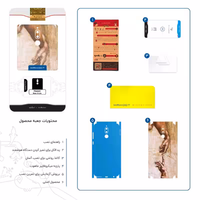 برچسب پوششی ماهوت مدل The Creation of Adam of MichelAnge-FullSkin مناسب برای گوشی موبایل هوآوی Mate 10 Lite