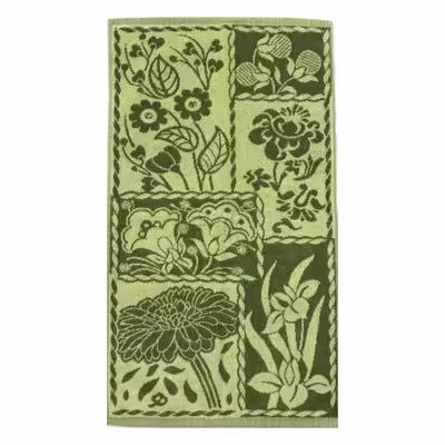 حوله دستی حوله هنر طرح باغچه سایز 40×75 سانتی متر