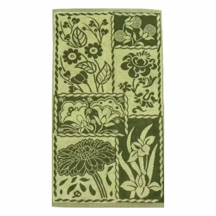 حوله دستی حوله هنر طرح باغچه سایز 40×75 سانتی متر