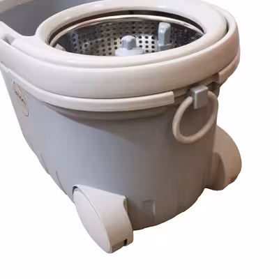 ست سطل و زمین شوی لیمون مدل چرخ دار کد YP-2021