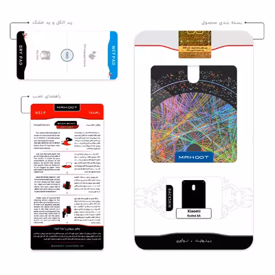 برچسب پوششی ماهوت مدل Mathematical Geometric Shape 2 مناسب برای گوشی موبایل شیائومی Redmi 8A