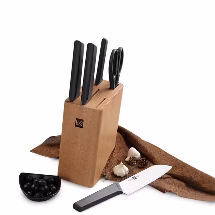 سرویس چاقو آشپزخانه 6 پارچه هوهاو مدل HU0057