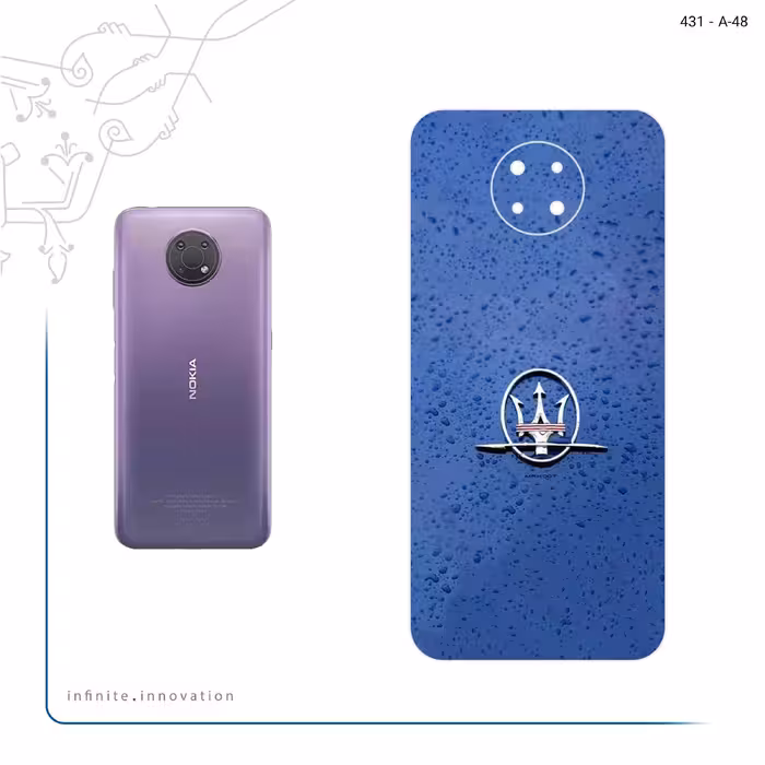 برچسب پوششی ماهوت مدل Maserati مناسب برای گوشی موبایل نوکیا G10