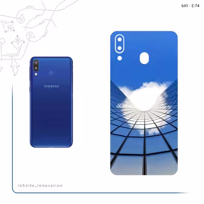 برچسب پوششی ماهوت مدل Glass skyscraper مناسب برای گوشی موبایل سامسونگ Galaxy M20