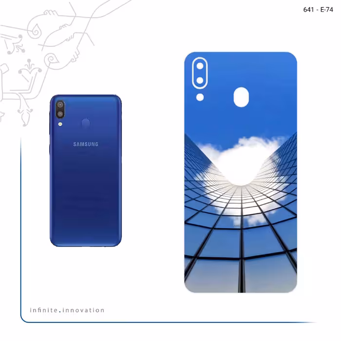 برچسب پوششی ماهوت مدل Glass skyscraper مناسب برای گوشی موبایل سامسونگ Galaxy M20