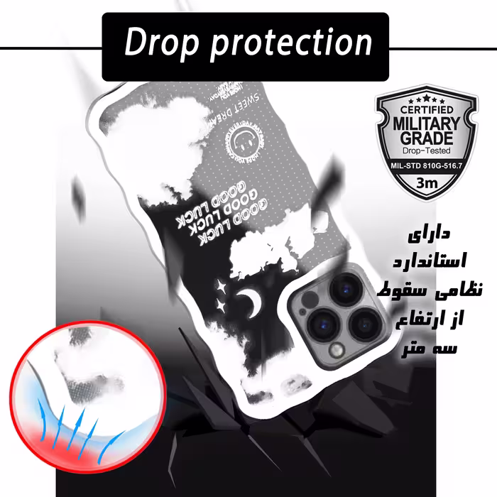کاور لاین کینگ مدل Abresefidmojdar مناسب برای گوشی موبایل اپل IPhone 12 pro Max