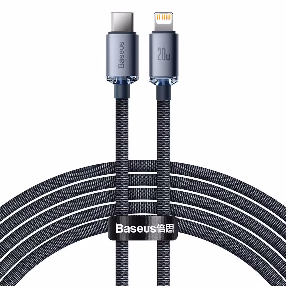 کابل تبدیل USB-C به لایتنینگ باسئوس مدل CAJY000303 طول 2 متر