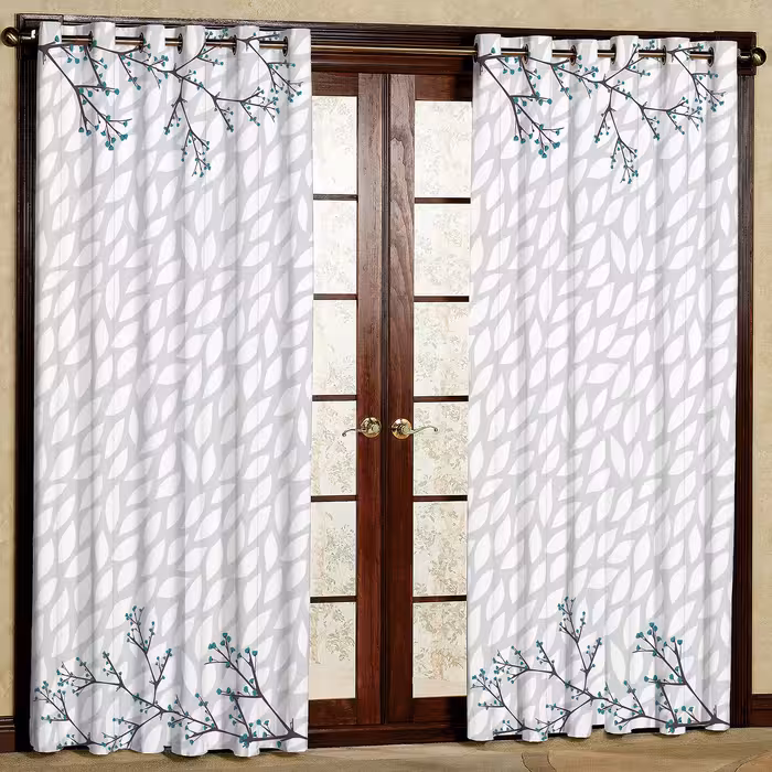 پرده مدل طرحدار مخمل پانچی کد 1983 سایز 200x140 سانتی متر