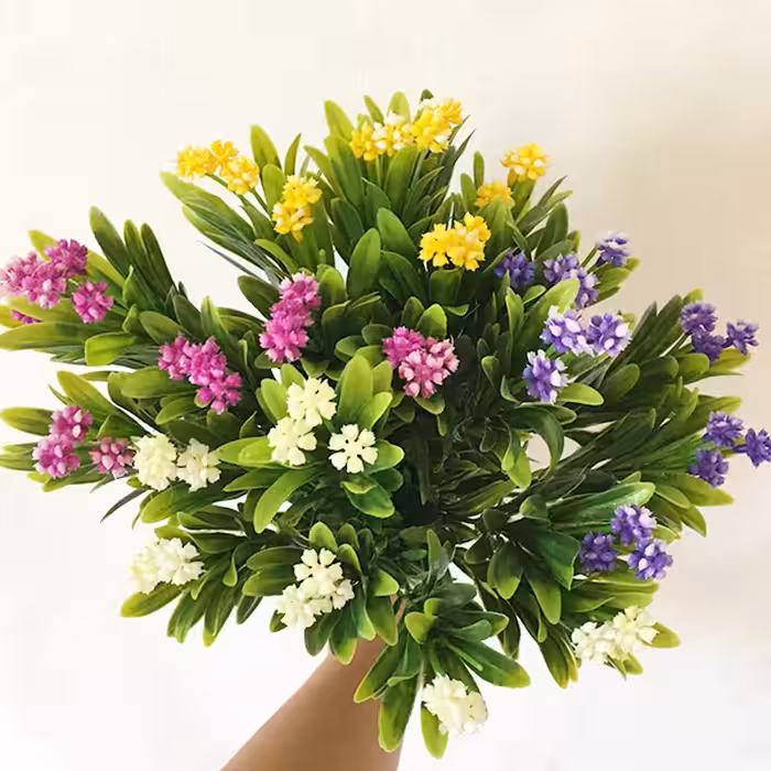 دسته گل مصنوعی مدل رزماری کد 679 بسته 2 عددی