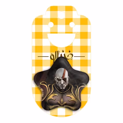 پیکسل خندالو طرح God Of War مدل ستاره ای کد 4856