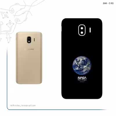 برچسب پوششی ماهوت مدل NASA Home Earth مناسب برای گوشی موبایل سامسونگ Galaxy J4