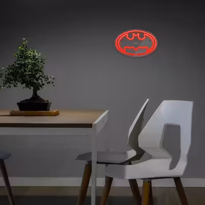 چراغ دیواری نئون دیزاین طرح Batman_RD