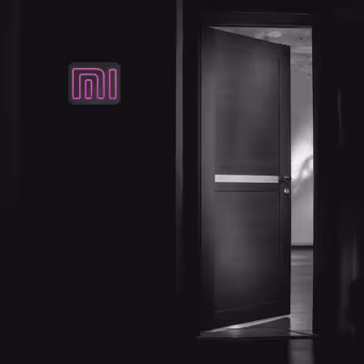 چراغ دیواری نئون دیزاین طرح Xiaomi-GL_PN