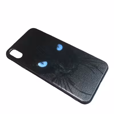 كاور طرح گربه كد 343 مناسب براي گوشي موبايل اپلIPhone  xs max