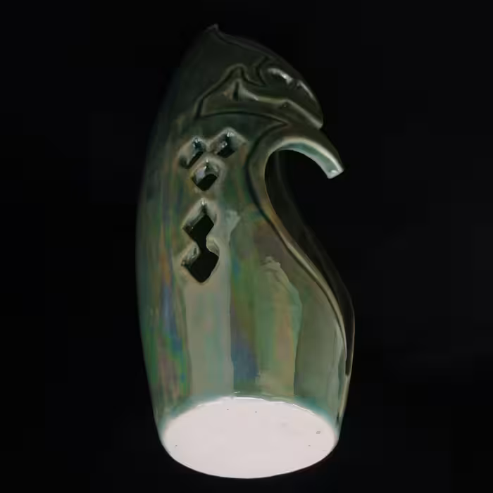 گلدان سرامیکی هیوا طرح هیچ کد 11049372