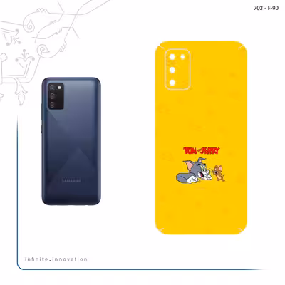 برچسب پوششی ماهوت مدل Tom and Jerry مناسب برای گوشی موبایل سامسونگ Galaxy A02S