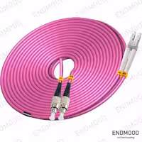 پچ کورد فیبر نوری 5 متری داپلکس نگزنس Nexans OM4 LC-FC