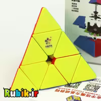 هرم 3*3 یوکسین مگنت لیتل مجیک استیکرلس YuXin Little Magic Pyraminx M