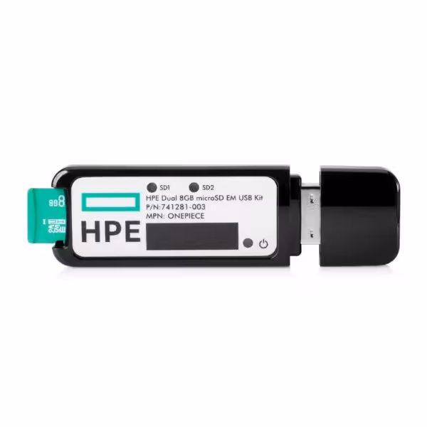 میکرو اس دی سرور HPE 8GB Dual microSD Flash USB Drive 741279-B21