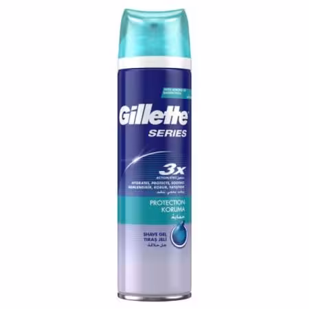 ژل اصلاح ژیلت مدل Protection 3X حجم 200 میلی لیتر