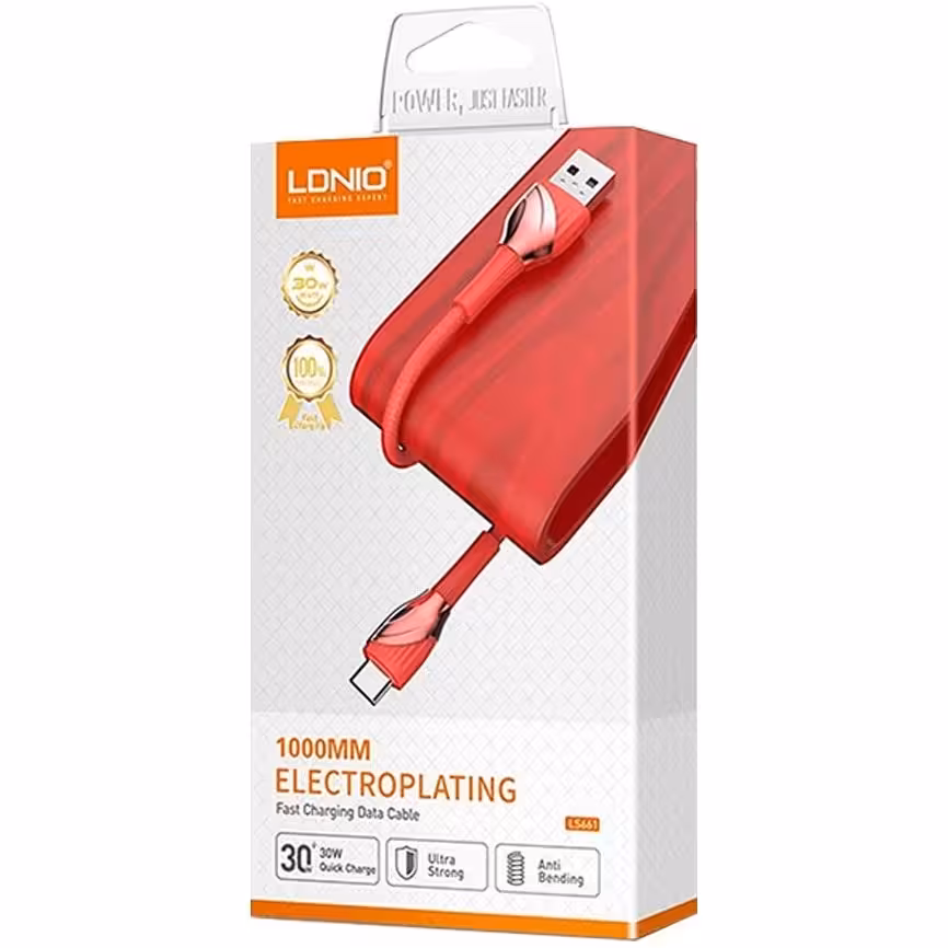 کابل تبدیل USB به Lightning الدینیو مدل LS-661