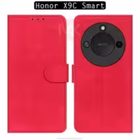 کیف محافظ گوشی آنر مدل Magnetic Flip Folio Leather Case، مناسب برای Honor X9C Smart