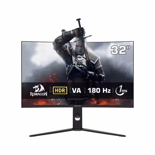 مانیتور گیمینگ 32.0 اینچ ردراگون مدل ZEPHYRION GMQ3212RVC