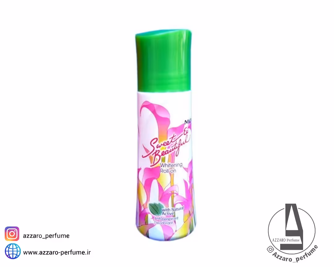 مام رول دئودورانت روشن کننده وایت اسپا سبز مدل Sweet and Beautiful حجم 100 میل