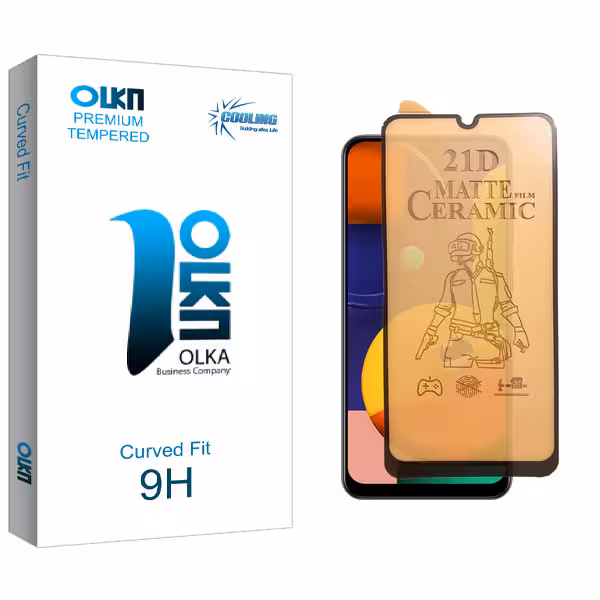 محافظ صفحه نمایش سرامیکی مات کولینگ مدل Olka Glass مناسب برای گوشی موبایل سامسونگ Galaxy A32 4G / Galaxy A22 4G / Galaxy A31 / Galaxy M31 / Galaxy A20