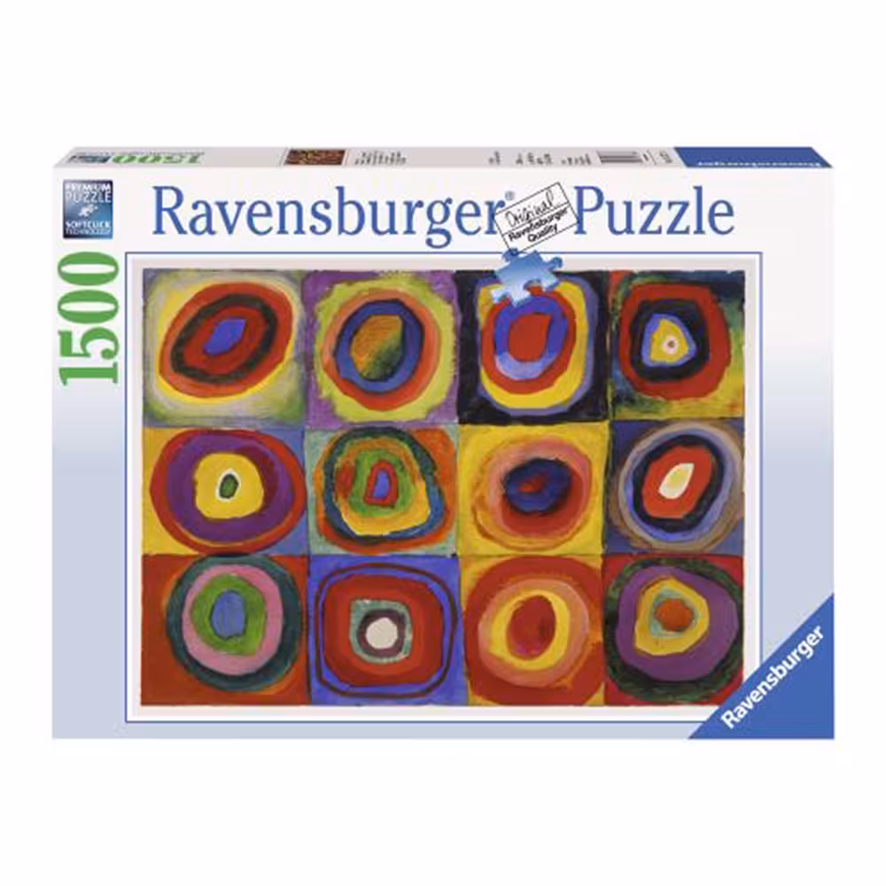 پازل 1500 تکه رونزبرگر طرح مطالعه رنگ مربع‌ها و دایره‌ها