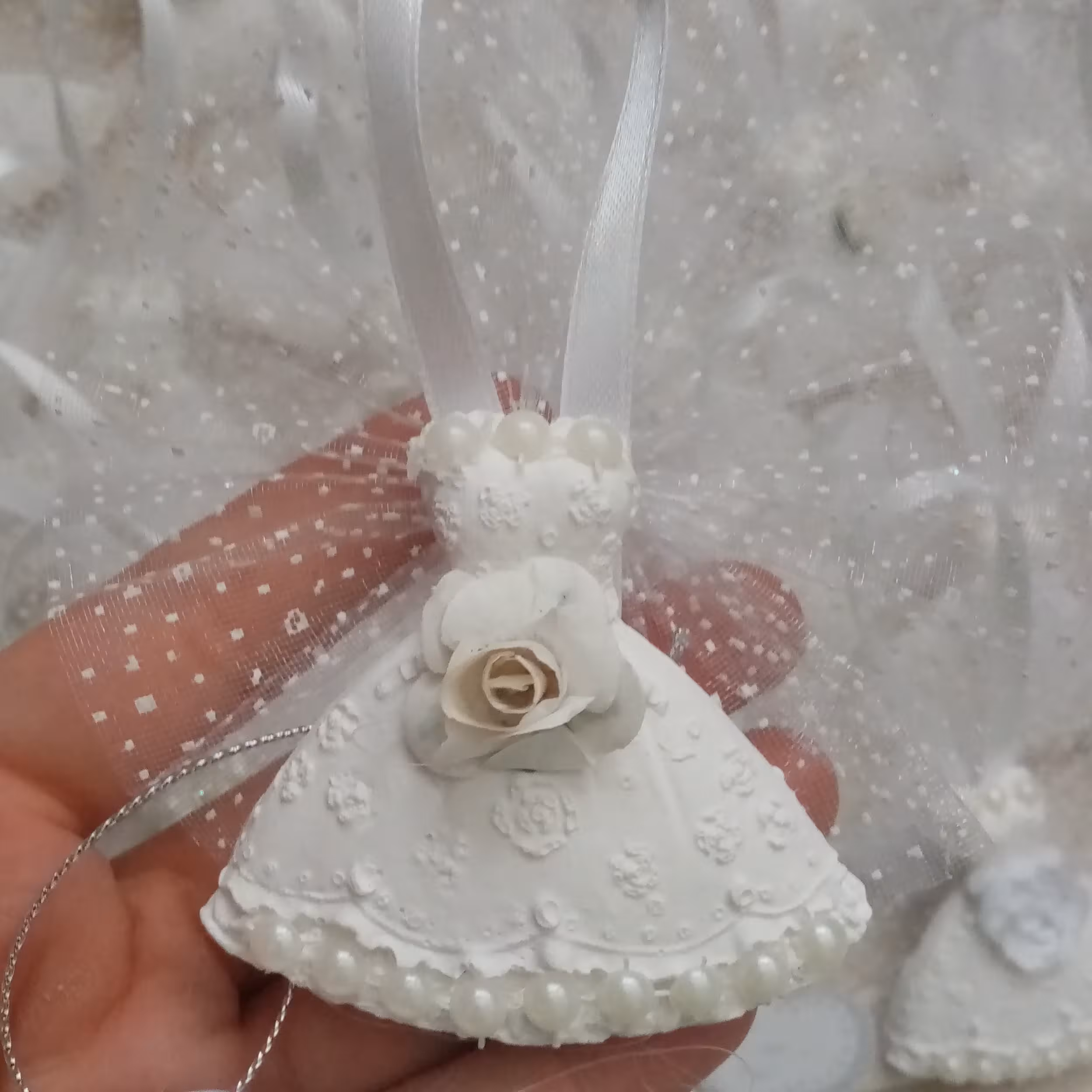 گیفت لباس عروس  خام با ارسال رایگان