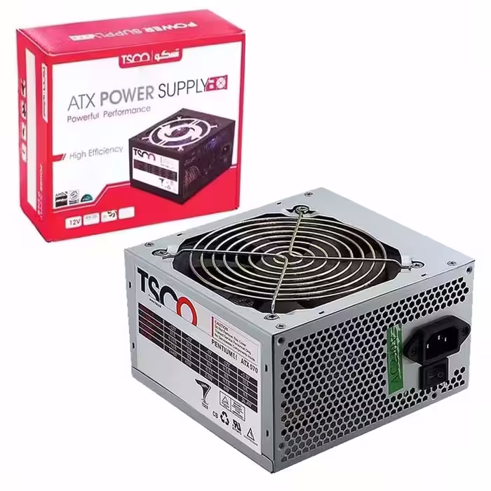 منبع تغذیه کامپیوتر تسکو مدل TP 570W توان 230 وات