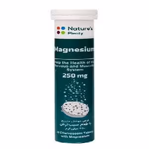 قرص جوشان منیزیم 250 میلی گرم نیچرز پلنتی 20 عدد