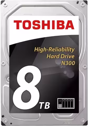هارد اینترنال 8ترابایت Toshiba مدل N300 HDWN180