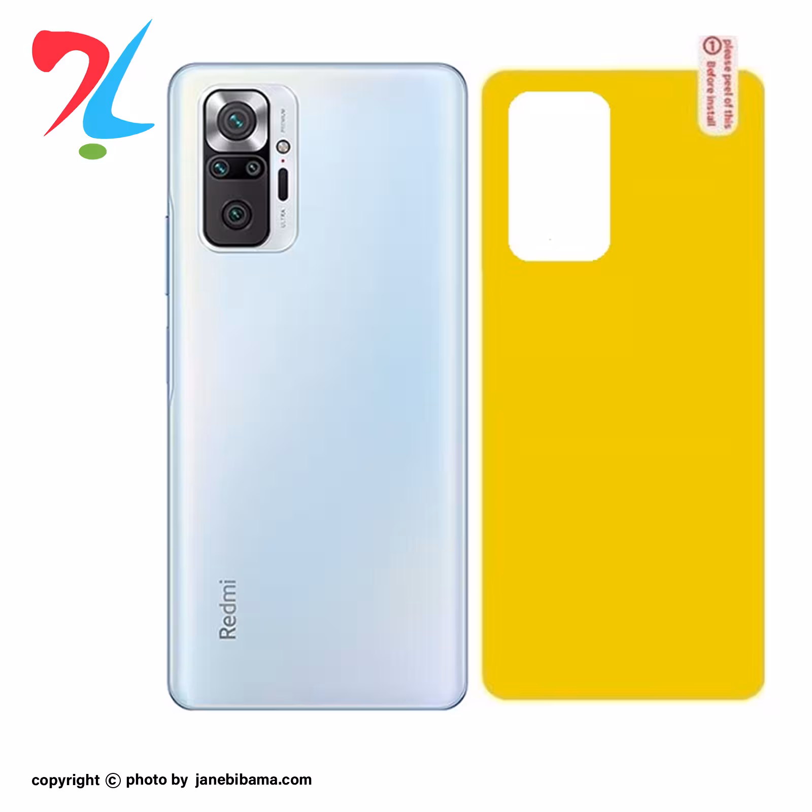 برچسب محافظ پشت گوشی شیائومی xiomei note10 pro