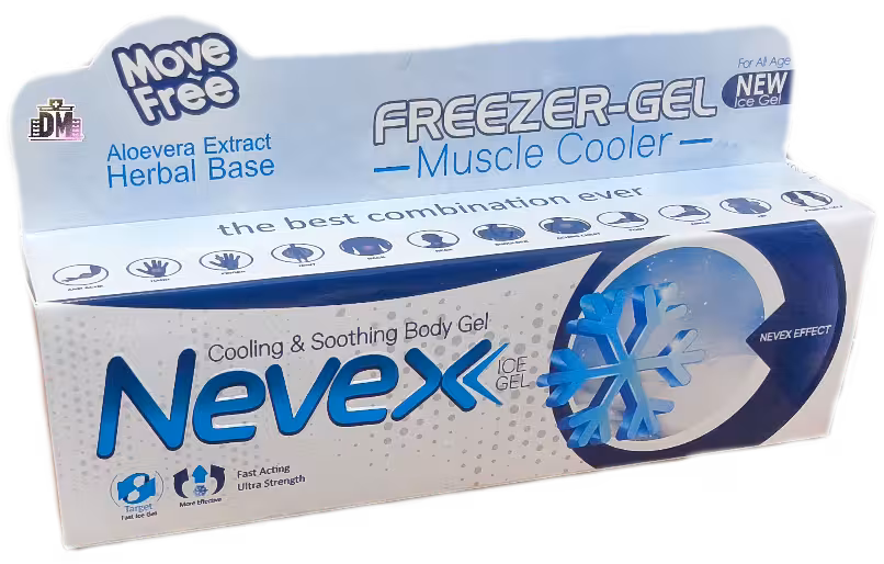 ژل خنک کننده نوکس سرد حجم 100 میلی‌لیتر، NEVEX ICE GEL