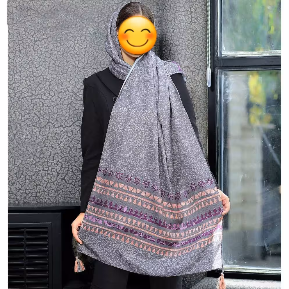 شال پاییزه(طوسی)