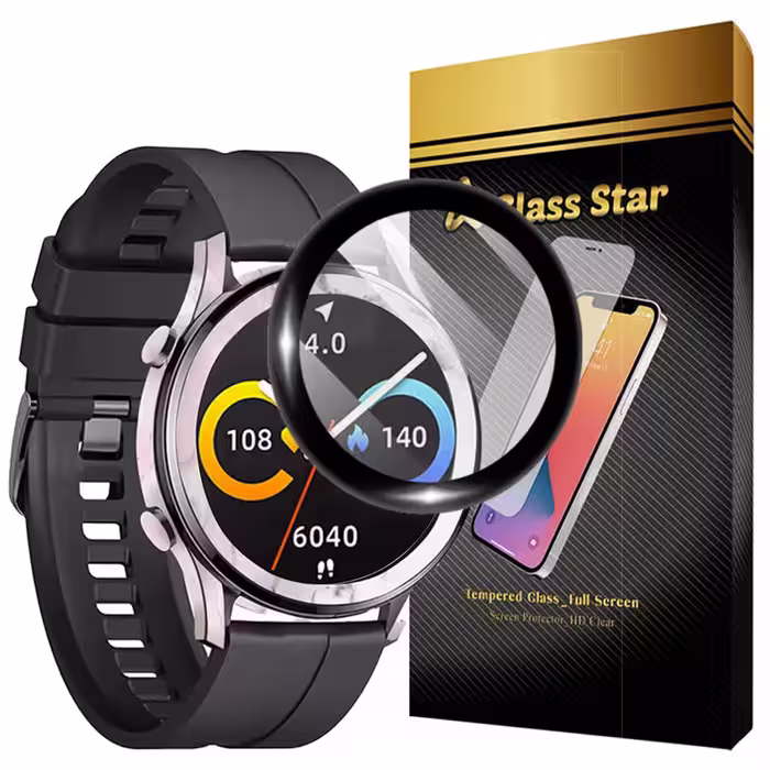 محافظ صفحه نمایش گلس استار مدل GWPM مناسب برای ساعت هوشمند شیائومی IMILAB W12