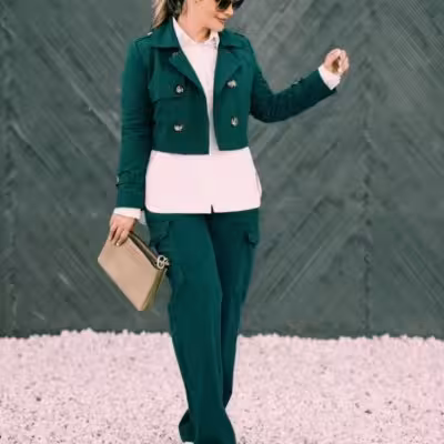 ست سه تیکه کت شلوار و شومیز مدل406