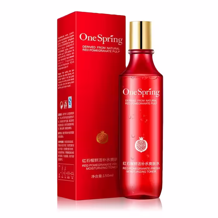 تونر عصاره انار قرمز وان اسپرینگ 150ml (one spring)