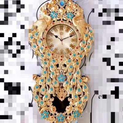 ساعت دیواری طرح سلطنتی کد112