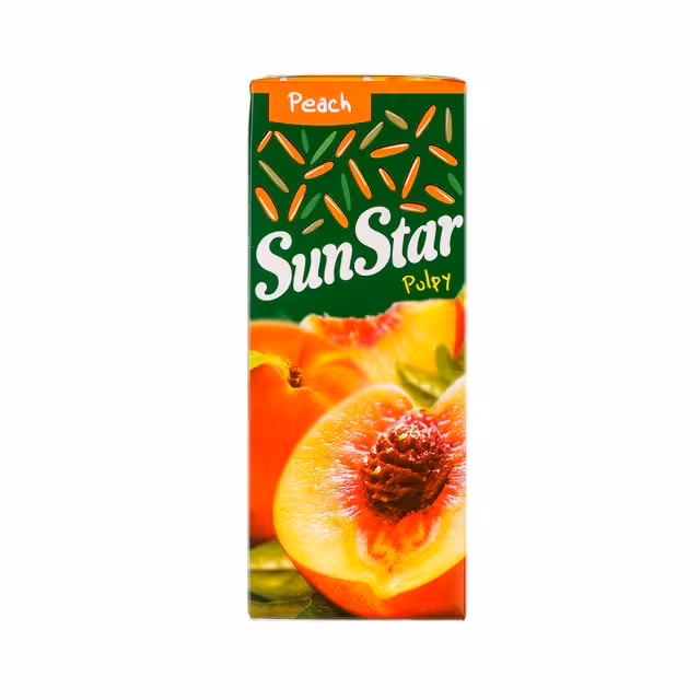 آب هلو پالپ دار سان استار 200 میلی لیتری