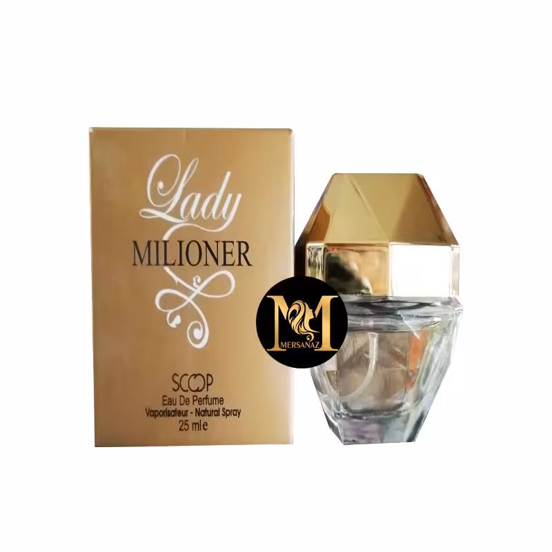 عطر جیبی زنانه اسکوپ مدل Lady Milion حجم 25 میلیلیتر