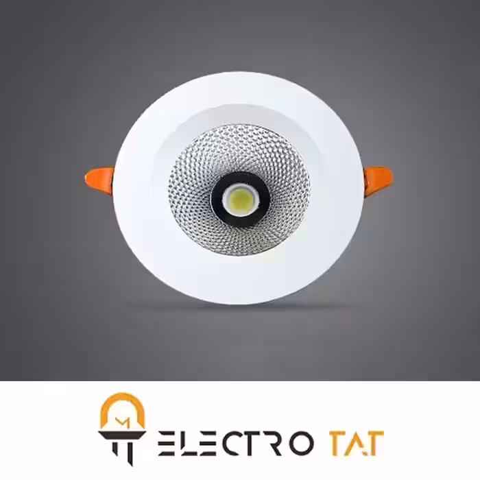 چراغ سقفی توکار هارمونیک 18W دایره ای COB پارس شعاع توس