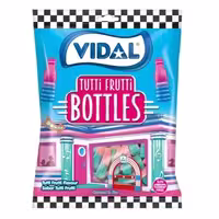 پاستیل بدون گلوتن اسپانیایی ویدال Vidal Jelly Filled Bottles مدل بطری 90 گرم