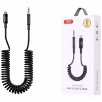 مبدل و کابل لایتنینگ به جک 3.5 میلی متری یک متری با طراحی فنری ایکس او NB-R255A