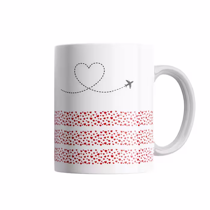 خرید ماگ-لیوان  LOVE AVIATION کد R166