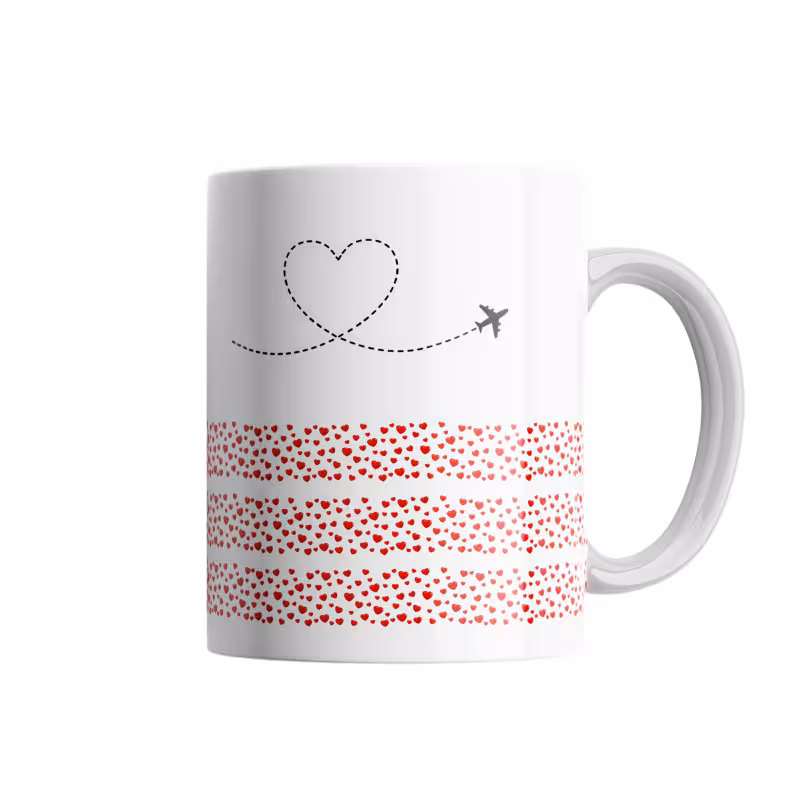 خرید ماگ-لیوان  LOVE AVIATION کد R166