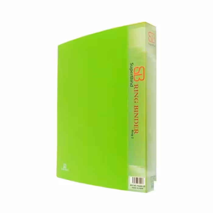 کلاسور 2 حلقه A4 الوان سوپربایند